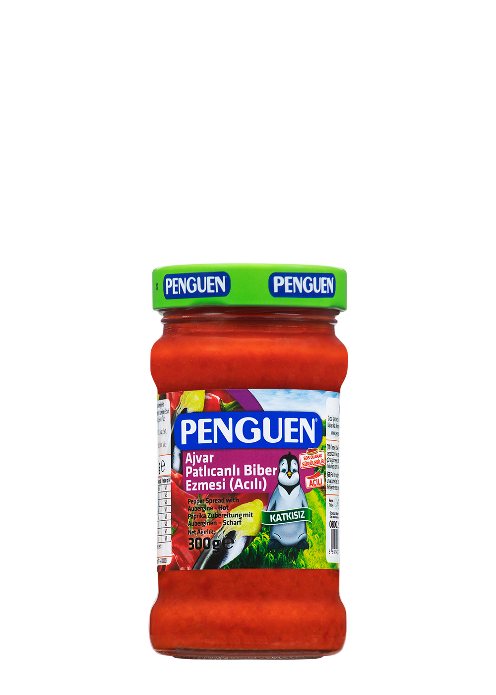 Ajvar (Patlıcanlı Biber Ezmesi) Acılı