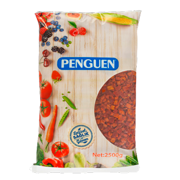 Dondurulmuş Kırmızı Kapya Biber (Küp)