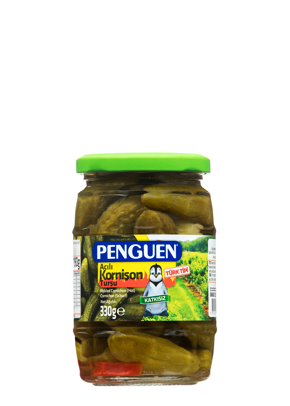 Acılı Kornişon Turşu